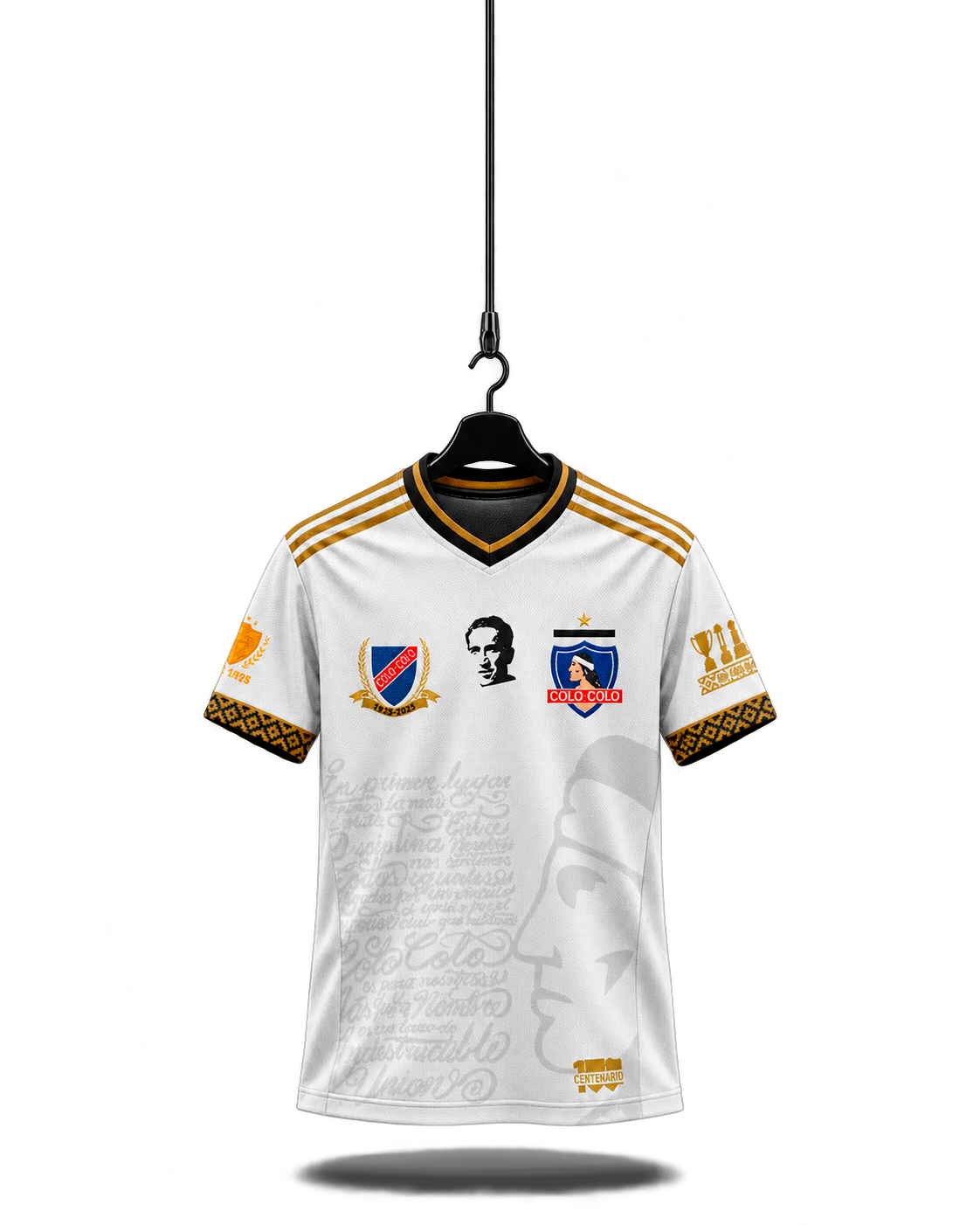 Camiseta Centenario blanca