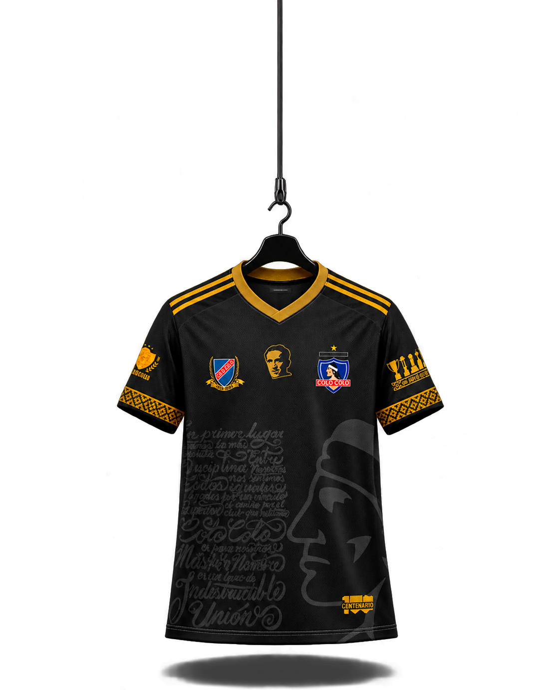 Camiseta Centenario negra